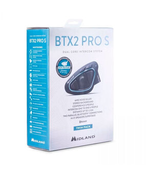 Midland Midland  BTX 2 Pro S LR  Twinpack intercomsysteem Midland Midland  BTX 2 Pro S LR  Twinpack intercomsysteem