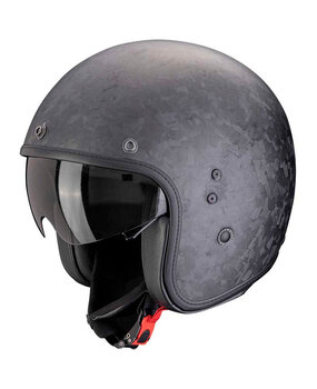 Scorpion Scorpion Belfast Evo Carbon Onyx motorhelm Scorpion Scorpion Belfast Evo Carbon Onyx motorhelm