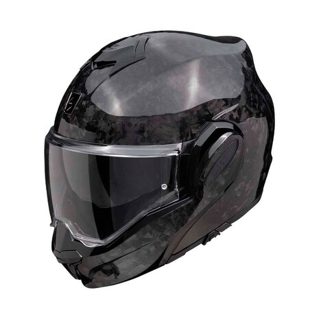 Scorpion Scorpion Exo-Tech Evo Carbon Onyx motorhelm Scorpion Scorpion Exo-Tech Evo Carbon Onyx motorhelm