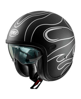 Premier Premier Vintage Platinum Edition  FR Silver motorhelm SALE Premier Premier Vintage Platinum Edition  FR Silver motorhelm SALE