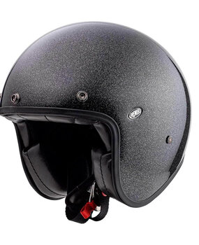 Premier Premier Le Petit Classic U9 BM Glitter Silver motorhelm SALE