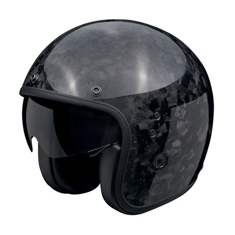 Scorpion Scorpion Belfast Evo Carbon Onyx motorhelm Scorpion Scorpion Belfast Evo Carbon Onyx motorhelm