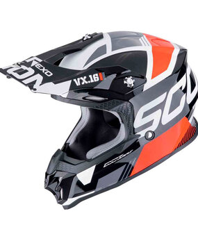 Scorpion Scorpion VX-16 Evo Air Analog motorhelm Scorpion Scorpion VX-16 Evo Air Analog motorhelm