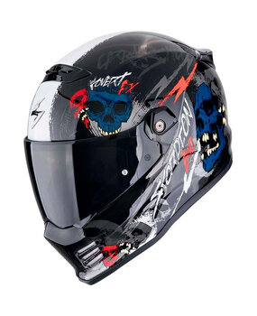 Scorpion Scorpion Covert FX Skullz motorhelm Scorpion Scorpion Covert FX Skullz motorhelm