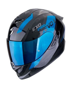 Scorpion EXO-1400 Evo 2 carbon air Platted motorhelm Scorpion EXO-1400 Evo 2 carbon air Platted motorhelm