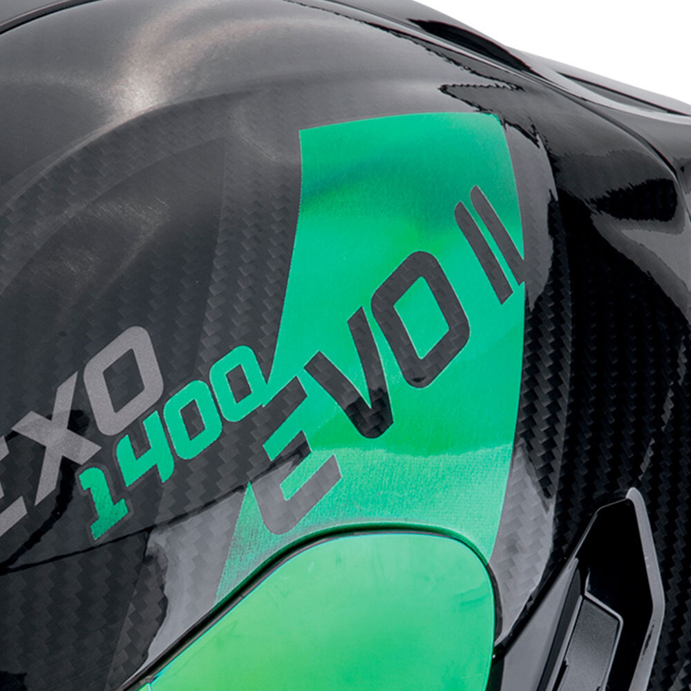 Scorpion EXO-1400 Evo 2 carbon air Platted motorhelm Scorpion EXO-1400 Evo 2 carbon air Platted motorhelm