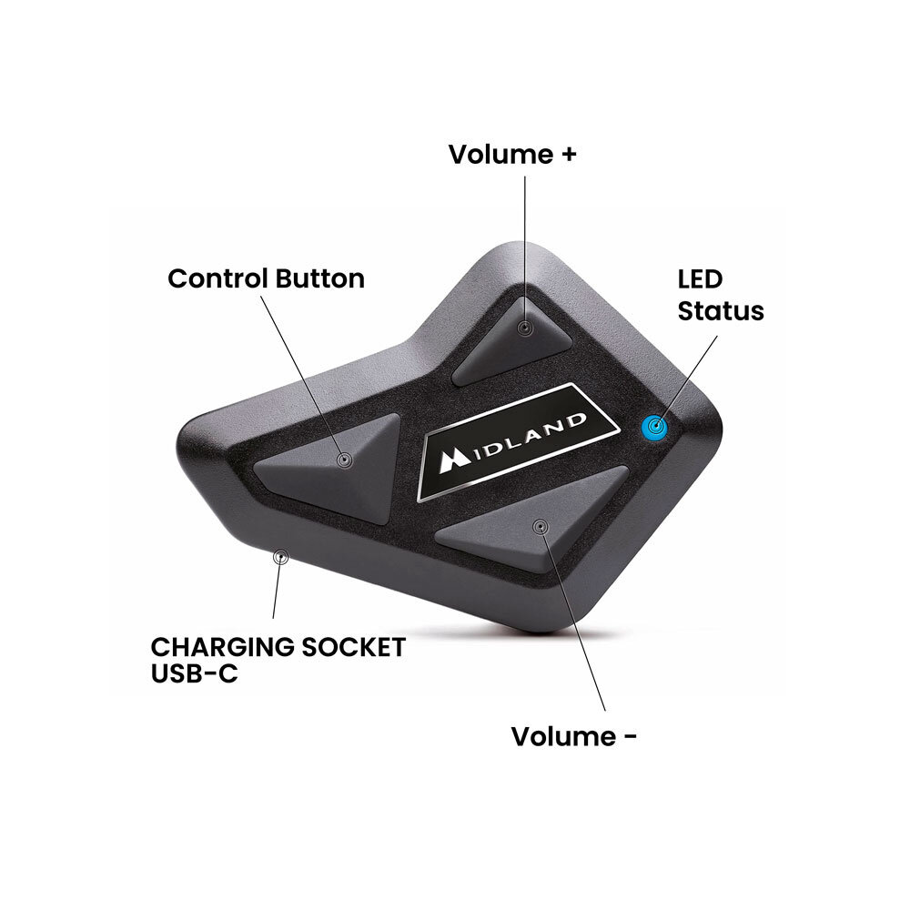 Midland Midland BT Mini Communicatie set Twin Midland Midland BT Mini Communicatie set Twin