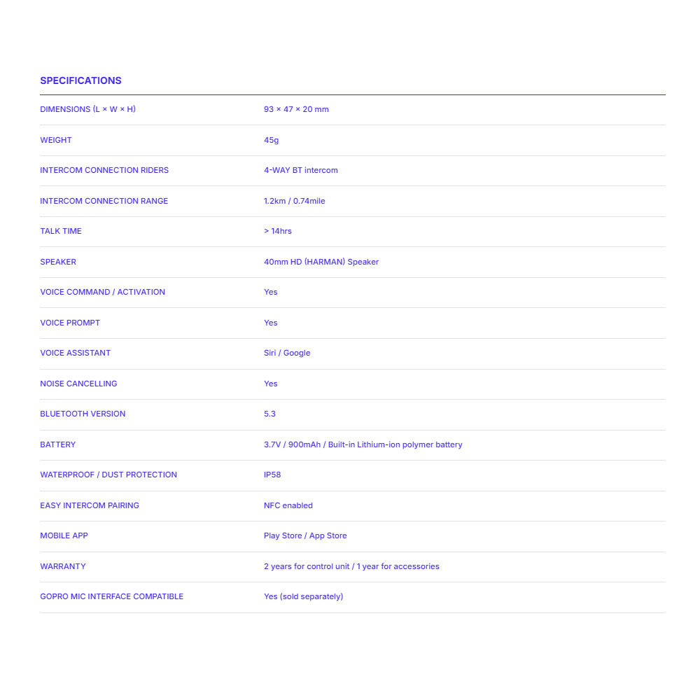Scorpion Scorpion Exo-Com Link 1 Duo Pack communicatiesysteem Scorpion Scorpion Exo-Com Link 1 Duo Pack communicatiesysteem