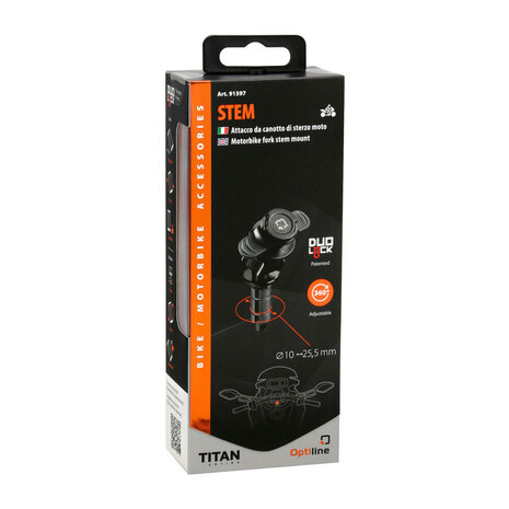 Optiline Optiline Opti-Stem Pro Titan balhoofd  telefoonhouder