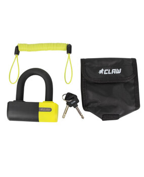 Claw Claw Disclock Black-Yellow ART4 schijfremslot