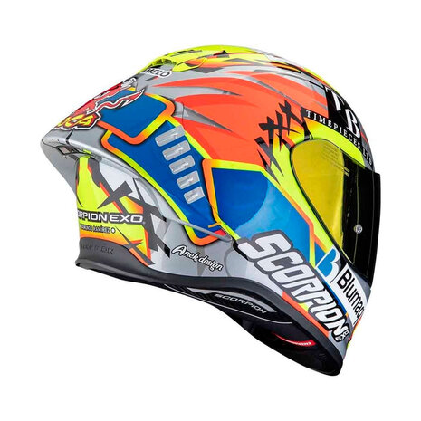 Scorpion Scorpion Exo-R1 Evo 2 Air Aron Misano motorhelm Scorpion Scorpion Exo-R1 Evo 2 Air Aron Misano motorhelm