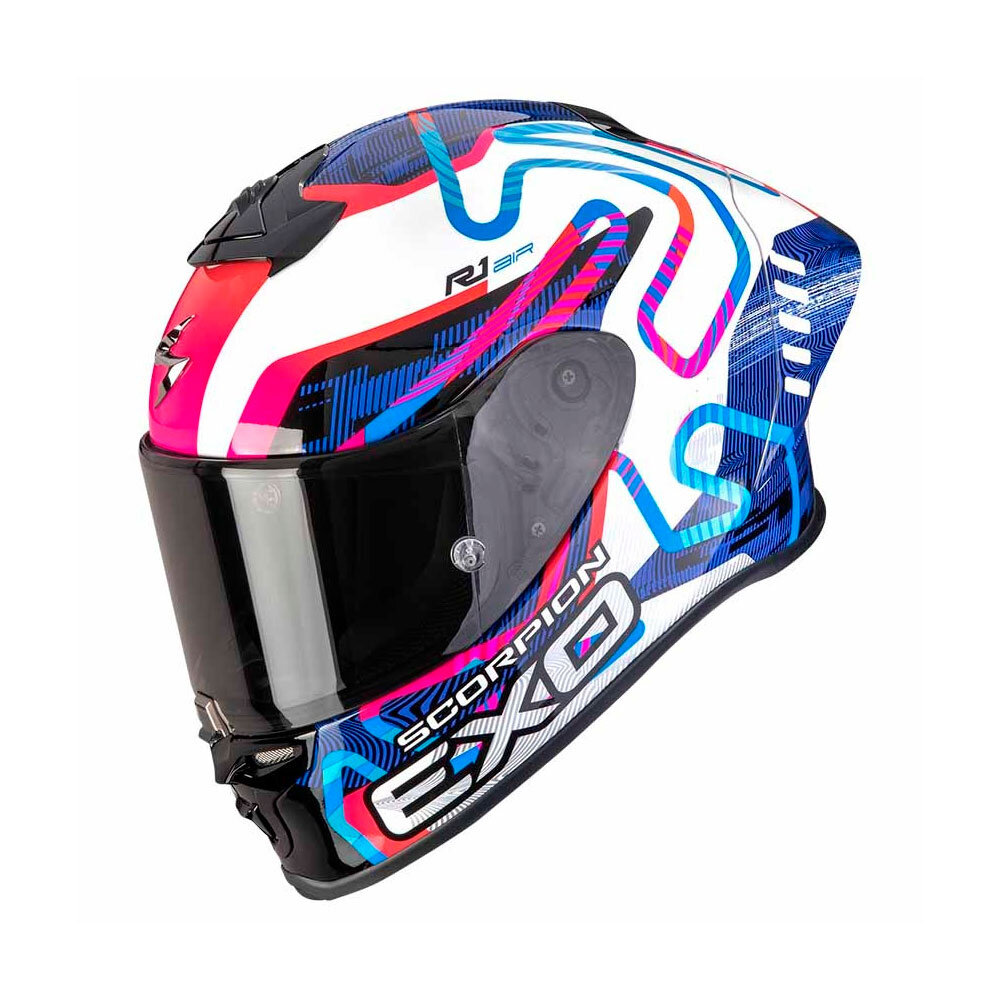 Scorpion Scorpion Exo-R1 Evo 2 Cornering motorhelm Scorpion Scorpion Exo-R1 Evo 2 Cornering motorhelm