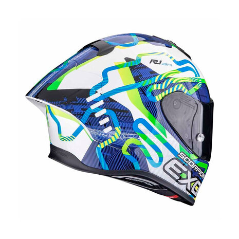 Scorpion Scorpion Exo-R1 Evo 2 Cornering motorhelm Scorpion Scorpion Exo-R1 Evo 2 Cornering motorhelm