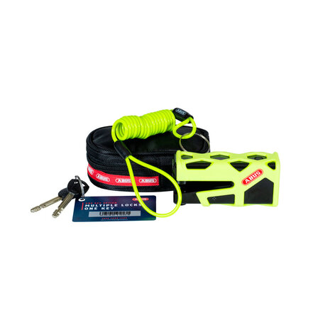 ABUS ABUS Sledg 77 Yellow Web schijfremslot ABUS ABUS Sledg 77 Yellow Web schijfremslot
