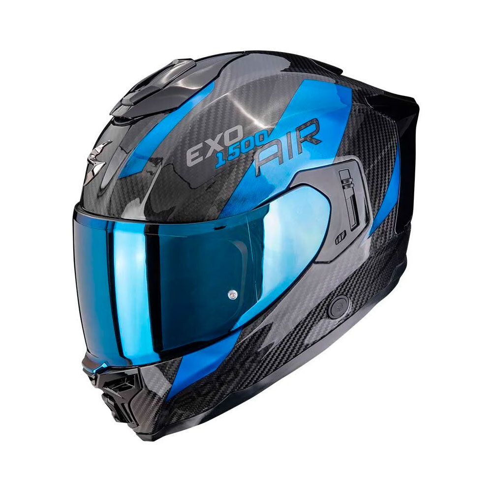 Scorpion Scorpion Exo-1500 Carbon Air Platted motorhelm Scorpion Scorpion Exo-1500 Carbon Air Platted motorhelm