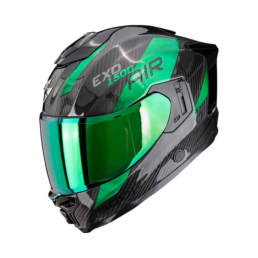 Scorpion Scorpion Exo-1500 Carbon Air Platted motorhelm Scorpion Scorpion Exo-1500 Carbon Air Platted motorhelm