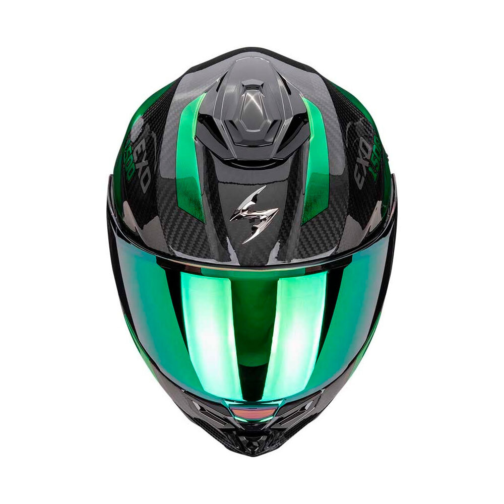 Scorpion Scorpion Exo-1500 Carbon Air Platted motorhelm Scorpion Scorpion Exo-1500 Carbon Air Platted motorhelm