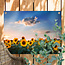 Sweet Living Outdoor Poster Sommer-Sonnenblumen