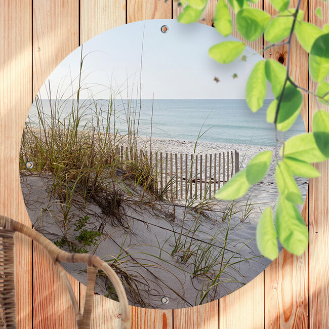 Sweet Living Rundes Outdoor Poster Meer und Strand