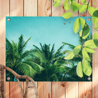 Sweet Living Outdoor Poster Palmblätter