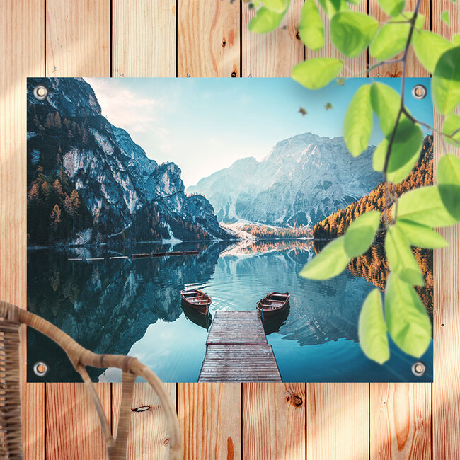 Sweet Living Outdoor Poster Pragser Wildsee