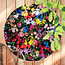 Sweet Living Rundes Outdoor Poster Farbenfrohe Blumen