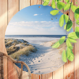 Sweet Living Rundes Outdoor Poster Nordsee