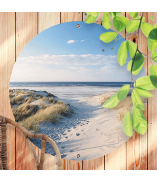 Sweet Living Rundes Outdoor Poster Nordsee