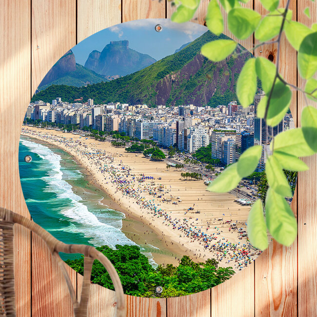 Sweet Living Rundes Outdoor Poster Rio de Janeiro