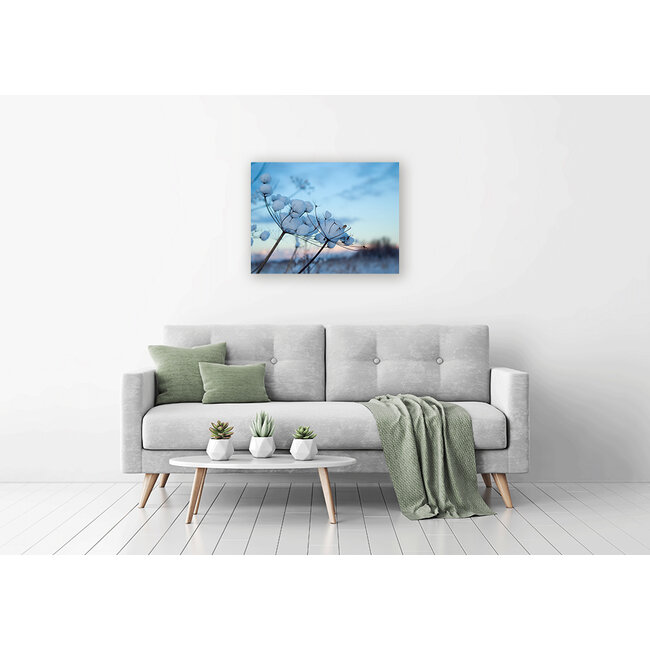 Sweet Living Leinwand Bild Winterlandschaft