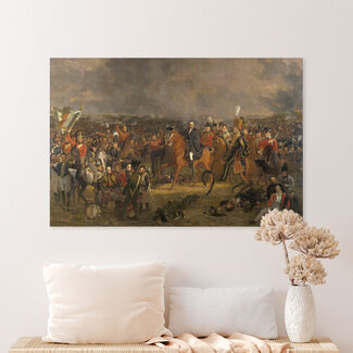 Sweet Living Leinwand Bild Schlacht von Waterloo