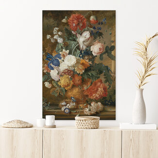 Sweet Living Leinwand Bild Tulpen und Rosen