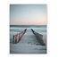 Sweet Living Leinwand Bild Ruhiger Strand-Sonnenuntergang