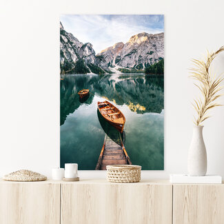 Sweet Living Leinwand Bild Bergsee