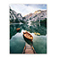 Sweet Living Leinwand Bild Bergsee