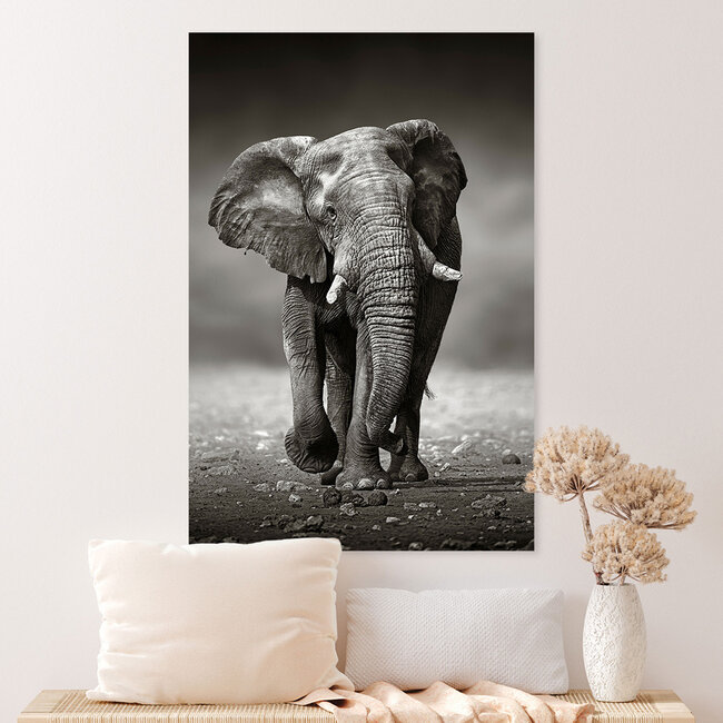 Sweet Living Leinwand Bild Afrikanischer Elefant