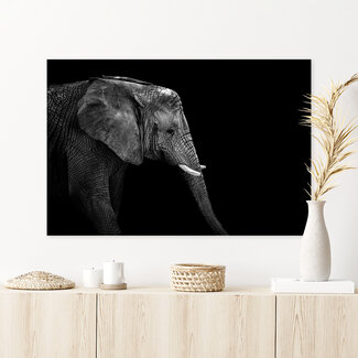 Sweet Living Leinwand Bild Elefantenporträt