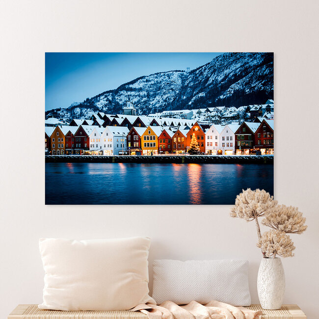 Sweet Living Leinwand Bild Norwegisches Panorama