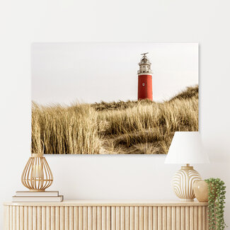 Sweet Living Leinwand Bild Leuchtturm von Texel