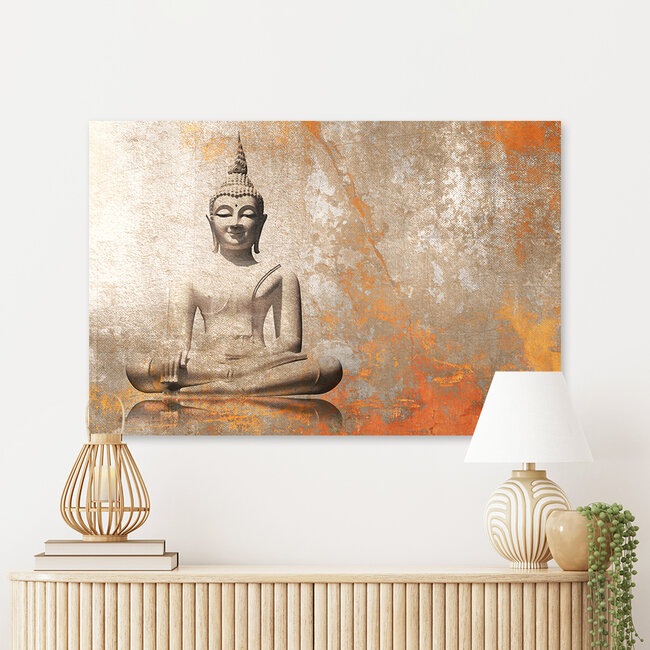 Sweet Living Leinwand Bild Buddha