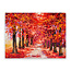 Sweet Living Leinwand Bild Bunter Herbstwald