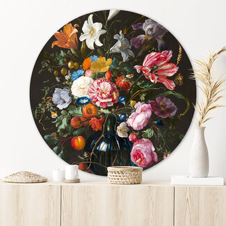 Sweet Living Runde Bilder Vase mit Blumen