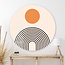 Sweet Living Runde Bilder Geometric Sun