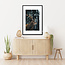 Sweet Living Poster mit Rahmen Wet Deer