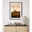 Sweet Living Poster mit Rahmen Autumn Deer