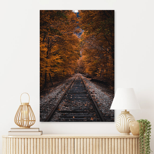 Sweet Living Glas Bild Eisenbahn