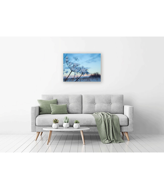 Sweet Living Glas Bild Winterlandschaft