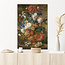 Sweet Living Glas Bild Tulpen und Rosen