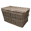 Sweet Living Rattan Korb mit Deck Grauwasch