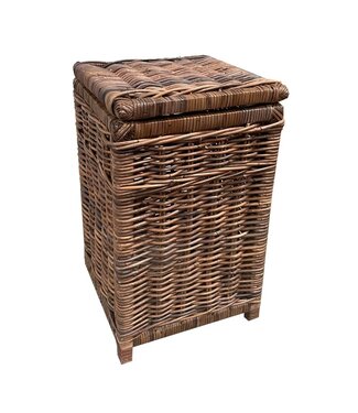 Sweet Living Rattan Wäschekorb Antiq - 42x42xH68 cm